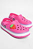 Крокси дитячі для дівчинки темно-рожевого кольору 184064P, фото 2