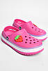 Крокси дитячі для дівчинки темно-рожевого кольору 184064T Безкоштовна доставка, фото 2