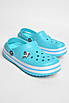 Крокси дитячі для дівчинки блакитного кольору 184066T Безкоштовна доставка, фото 2