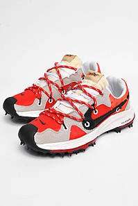 Бутси підліткові для хлопчика сірого кольору з червоною вставкою 184042P