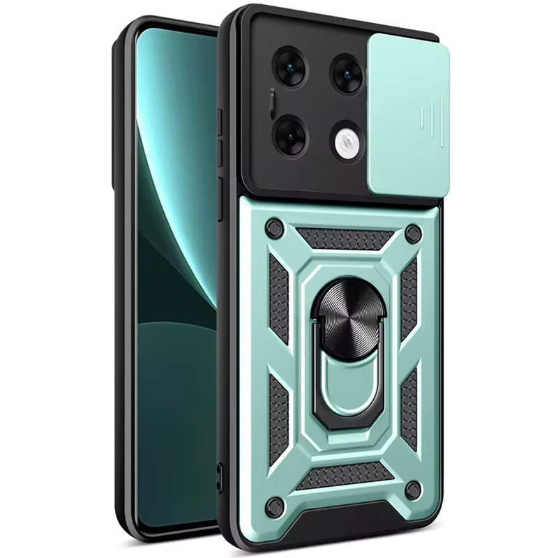 Ударостійкий чохол Camshield Serge Ring для Xiaomi Redmi Note 13 4G Зелений, фото 1