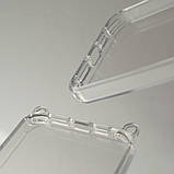 Чохол TPU Transparent with Straps для Apple iPhone 15 Pro (6.1") Light Purple, фото 6