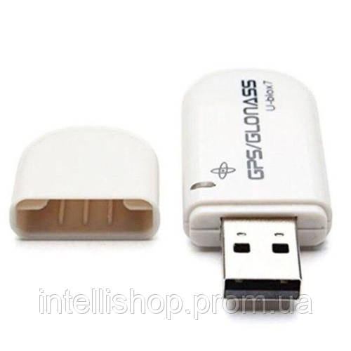 Usb GPS приемник для ноутбука Ublox 7 Белый (100269) IO, код: 1455580 ...