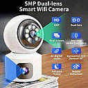 4 Mp Wi-Fi IP камера з АР hotspot і Auto tracking Hiseeu YooSee dual lens. YooSee, фото 4