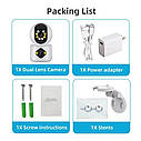 4 Mp Wi-Fi IP камера з АР hotspot і Auto tracking Hiseeu YooSee dual lens. YooSee, фото 8