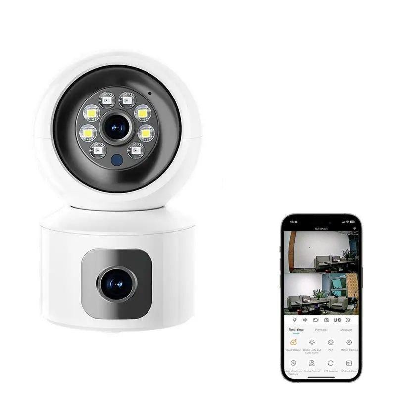 Wi-Fi IP камера с АР hotspot и Auto tracking Hiseeu 4 Mp  YooSee dual lens. YooSee