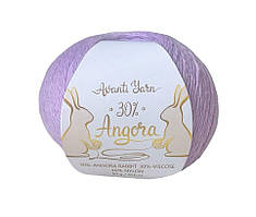 AvantiYarn ANGORA 30 (Аванті Ярн Ангора 30) № H93 курний бузок (Пряжа ангора, нитки для в'язання)