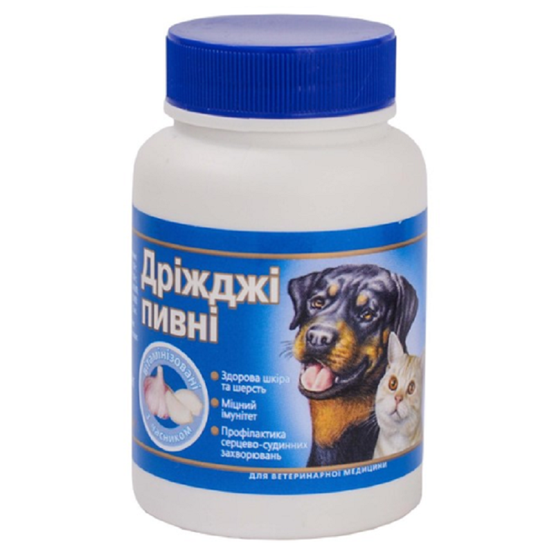 Пивні дріжджі з часником No 150 банка Продукт