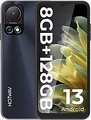 HOTWAV Note 13 4/128GB Black Гарантія 1 рік (*CPA -3% Знижка)_L