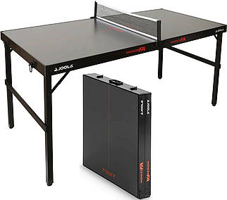 Компактний переносний тенісний стіл Joola Midsize FA (Black)