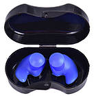 Беруші для плавання, купання, басейну Silenta Swim-Pro Blue (Black case), фото 6