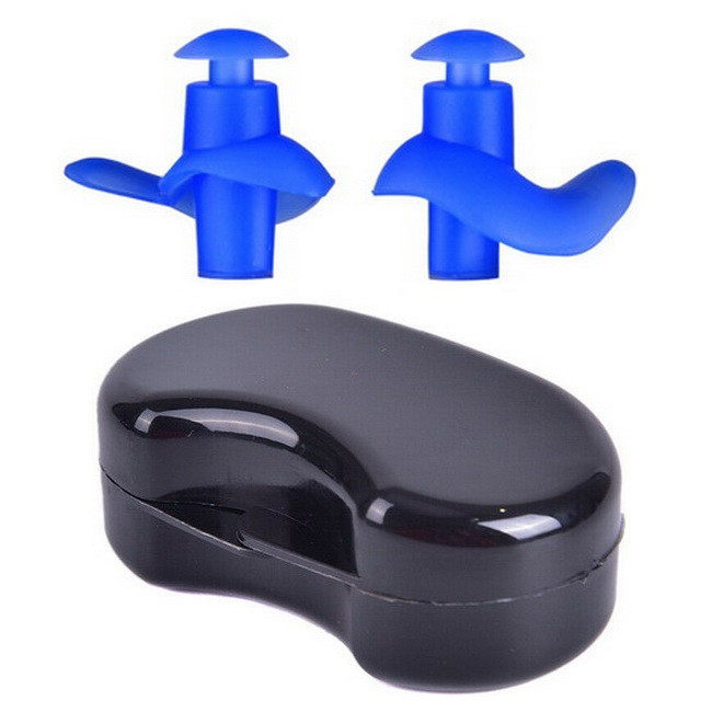 Беруші для плавання, купання, басейну Silenta Swim-Pro Blue (Black case)