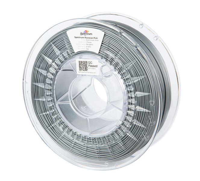 Filament Spectrum Huracan PLA 1.75mm ALUMINIUM SILVER 1kg, фото 1