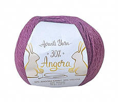 AvantiYarn ANGORA 30 (Аванті Ярн Ангора 30) № H67 гнила вишня (Пряжа ангора, нитки для в'язання)