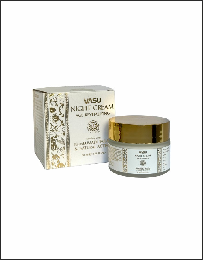 Аюрведичний крем для обличчя нічний Vasu Night Cream 50 грам