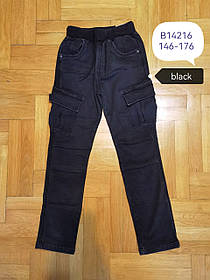 Штани під джинс для хлопчиків оптом, Grace, 146-176 рр., Арт. B14216