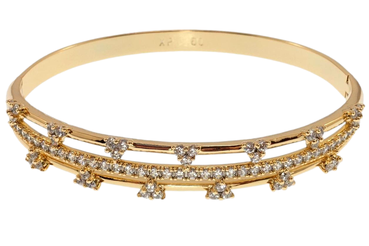 Браслет Xuping Позолота 18K "Гармонічність" ø 6см