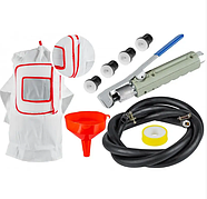 Сифонний піскоструминний апарат 38 літрів 4,3-7,5 бар LEX LXSBT-38L, фото 8