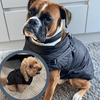 Теплий жилет для собаки 3XL чорний