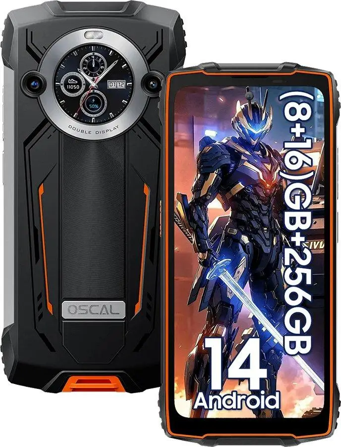 Смартфон Blackview Oscal Pilot 2 8/256Gb Global NFC Orange, IP69K, Helio G99, 6,5'' IPS, 50+13/32 Мп, 8800 mAh