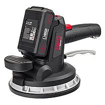 Акумуляторна присоска 21 В, 80 кг Red Technic RTAPW0053 для вирівнювання плитки, фото 3