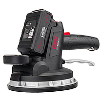 Акумуляторна присоска 21 В, 80 кг Red Technic RTAPW0053 для вирівнювання плитки, фото 4