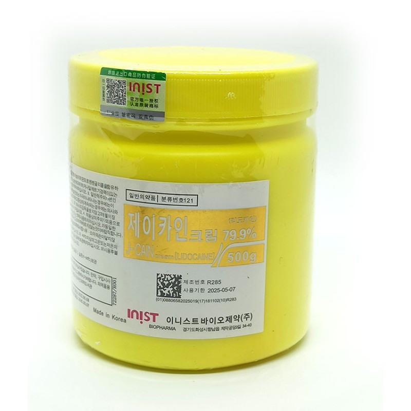 Первинна анестезія крем анестетик J-CAIN Lidocaine cream 79,9%, 500 г