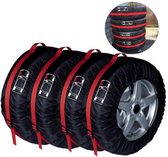 Чохли для шин коліс автомобіля для зберігання R15-R18 4 штуки з ручками