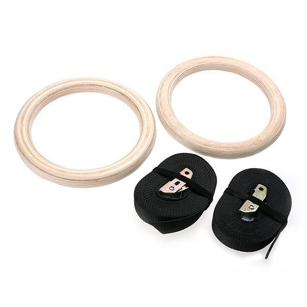 Кільця для кроссфіта EasyFit дерев'яні, фото 1