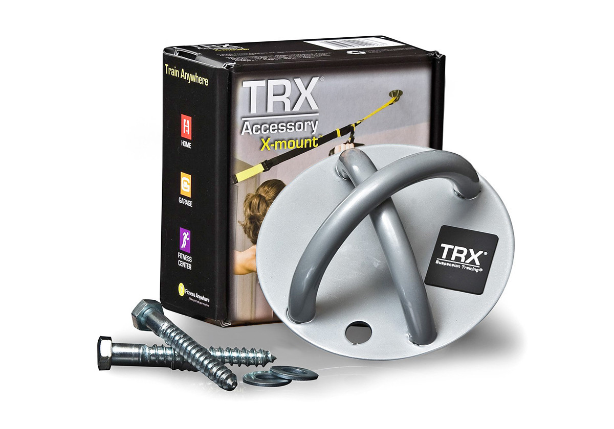 TRX X-mount Сіре настінне тренувальне кріплення для домашніх занять із власною вагою, фото 1