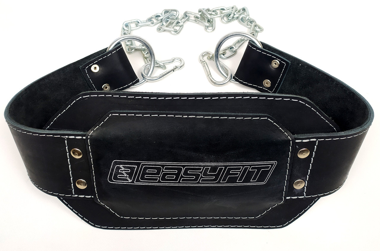 Пояс для обтяжень EasyFit (шкіра) до 250 кг, фото 1