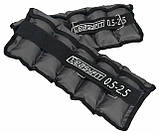 Обтяжувачі для ніг та рук з металом EasyFit Metal набірні зі змінною вагою 0,5-2,5 кг, фото 2