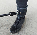 Манжета EasyFit F10 для тяги на тренажері (шкіра), фото 4