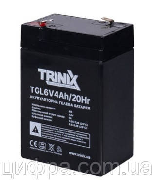 Батарея акумуляторна Trinix TGL6V4AH GEL, фото 1