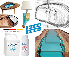 Епоксидна смола для стільниць, об'ємних заливок