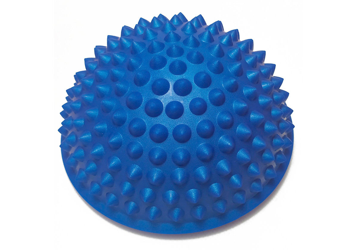 Півсфера масажна кіндербол EasyFit 15 см жорстка синя, фото 1