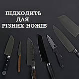 Точилка для ножів та ножиць роликова Roller sharpener + 2 алмазні диски коричнева, фото 8