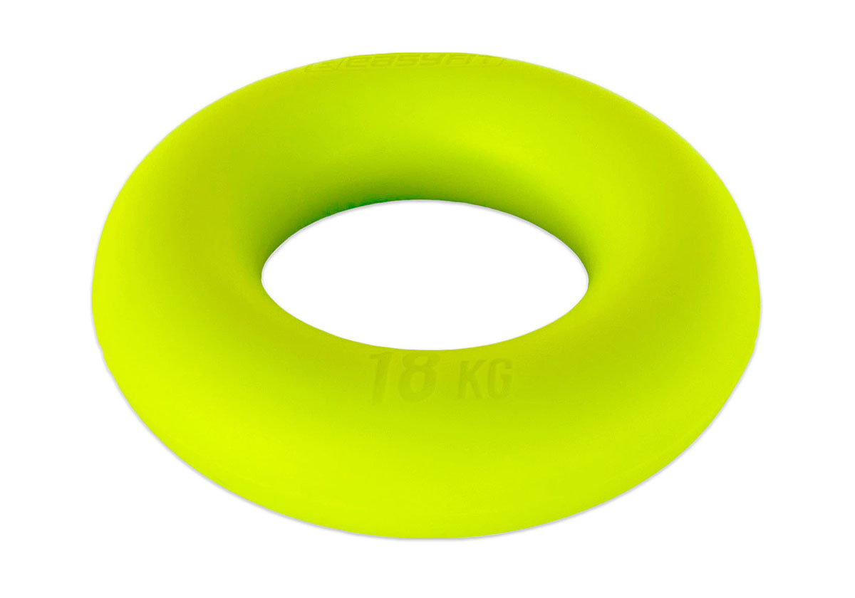 Еспандер кистьовий кільце EasyFit Ring 18 кг зелений, фото 1