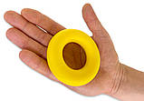 Еспандер кистьовий кільце EasyFit Ring 23 кг жовтий, фото 3