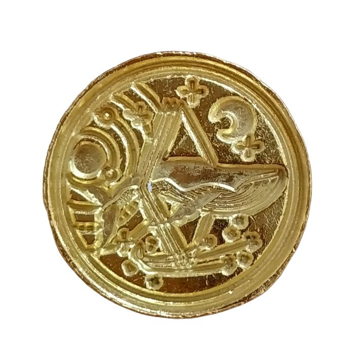 Штамп для сургуча. Сургучний друк Кіти в минулих життях діаметром 25 мм, фото 1