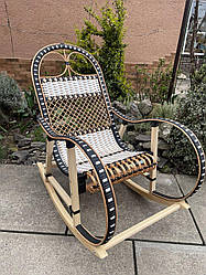 Крісло-качалка з лози (розбірне)