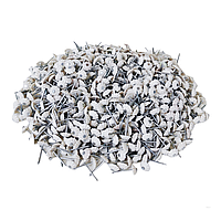 Цвяшки декоративні пласт. білі, 1 кг