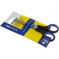 Ножиці з гумовими вставками 14см Economix E40401