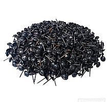 Цвяшки декоративні пласт. чорні, 1 кг