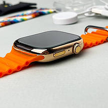 Розумний смарт годинник з бездротовими навушниками I60 Ultra 2 + Watch 9 + Pro 2 bluetooth з ремінцями Чорний, фото 5