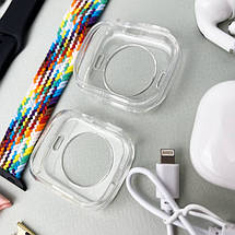 Розумний смарт годинник з бездротовими навушниками I60 Ultra 2 + Watch 9 + Pro 2 bluetooth з ремінцями Білий, фото 6