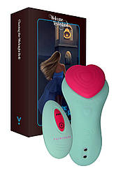 Вибратор в трусики FairyGasm HeartGem green