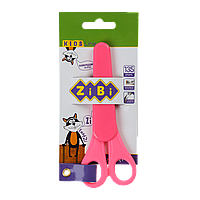 Ножиці дитячі в чохлі 135мм рожеві, Zibi KIDS Line ZB.5004-10