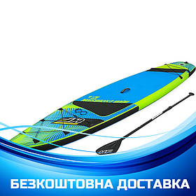 Дошка для SUP серфінгу (381-79-15см, дошка, весло, ручний насос, сумка) SUP-борд Bestway 65373 Синій