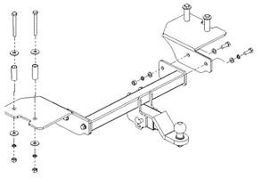 Фаркоп Chery Tiggo 5 (2014-2016)(Фаркоп чері Тіго 5) Автопристрій